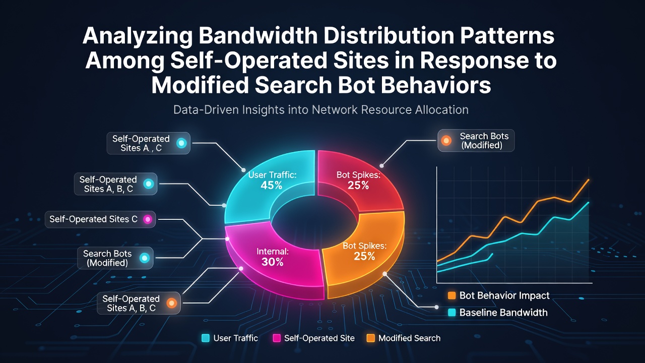 Analyzing Bandwidth Distribution Patterns Among Self-Operated Sites in Response to Modified Search Bot Behaviors