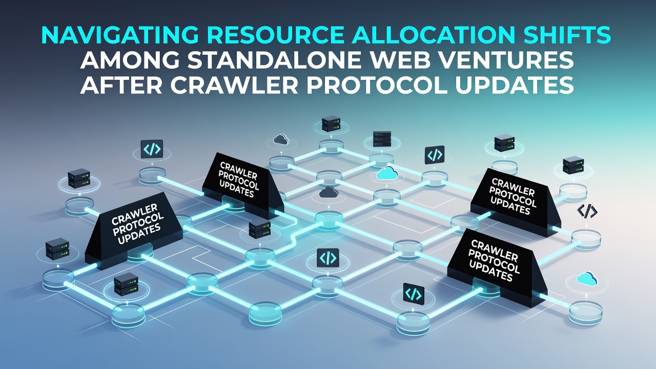 Navigating Resource Allocation Shifts Among Standalone Web Ventures After Crawler Protocol Updates